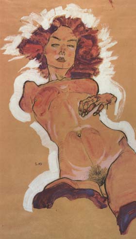 Egon Schiele Female Nude (mk12)